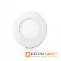 Встраиваемый LED светильник 39169 LED-R-90-3 3W 4200К IP20 Евросвет