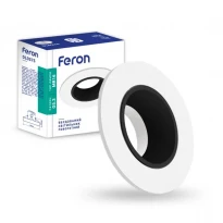 Точковий врізний світильник поворотний DL0375 білий-чорний GU5.3 Feron