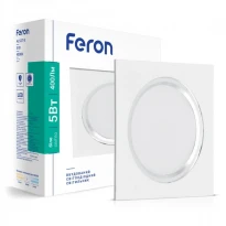 Светодиодный светильник врезной AL527-S 5W 4000K 400Lm IP20 белый 01820 Feron