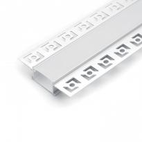 Профіль для світлодіодної стрічки CAB254 3м срібло 7405 Feron