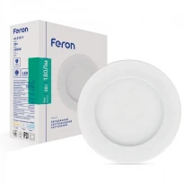 Светодиодный светильник врезной AL510-1 3W 4000K 180Lm IP20 белый 01881 Feron