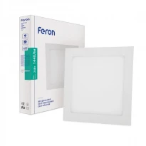 Светодиодный светильник врезной AL511-1 24W 4000K 1440Lm IP20 белый 01890 Feron