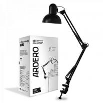 Настольный светильник DE1430ARD на струбцине под лампу Е27 черный 7800 Ardero