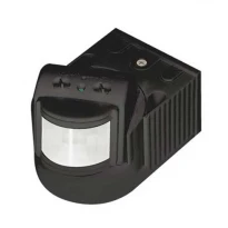 Датчик движения SEN8/LX 118B настенный черный 180° 1200W IP44 Feron