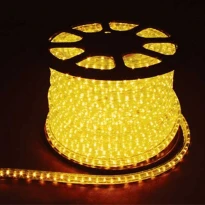 Світлодіодний дюралайт LED 2-х житловий 1,44Вт/м 13мм коло жовте 36SMD Feron