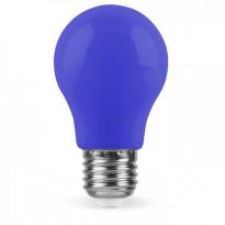 Светодиодная лампа 6501 LB-375 A50 E27 3W синяя 220V