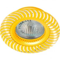 Точковий врізний світильник GS-M392 MR16 GU5.3 50W коло золото Feron