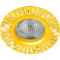 Точковий врізний світильник GS-M394 MR16 GU5.3 50W коло золото Feron