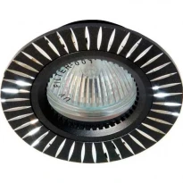 Точковий врізний світильник GS-M394 MR16 GU5.3 50W коло чорний Feron