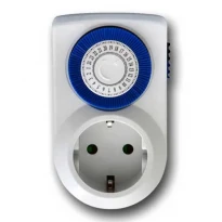 Реле времени механический суточное розеточное 3139 TM50 16A 3500W IP20 Feron