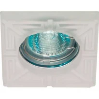 Точковий врізний світильник 8070-2 MR16 GU5.3 50W квадрат матовий хром Feron