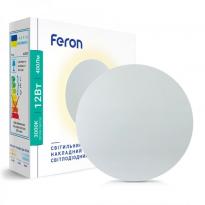 Настенный накладной светодиодный  светильник AL8100 12W 3000K белый Feron