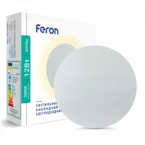 Настінний накладний світлодіодний світильник AL8110 12W 3000K білий Feron