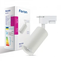 Трековый светильник ML335 MR16 GU10 IP20 белый 40227 Feron