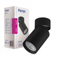 Світильник спотовий поворотний поворотний ML180 MR-16 GU10 IP20 чорний 41877 Feron