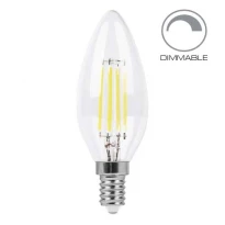 Светодиодная лампа Эдисона Filament dimmable 4969 LB-68 C37 E14 4W 2700K 220V Feron