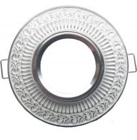 Точечный врезной светильник DL6240 MR16 GU5.3 50W круг белый серебро Feron