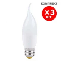 Лампа LED экономичная 5505 LB-97 CF37 E27 7W 2700K 220V (по 3 шт.) Feron