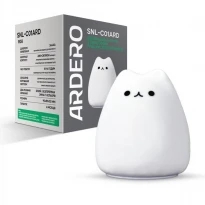 Светильник ночник силиконовый Ardero SNL-С01ARD RGB c сенсором белый 7934 Ardero