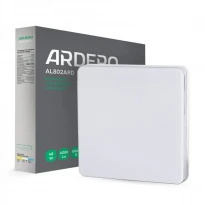 Накладной светодиодный светильник AL802ARD 48W квадрат 5000K IP40 4080Lm 8001 Ardero
