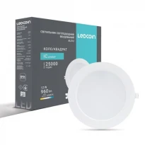 Светодиодный встроенный светильник AL512 12Вт 6500K IP20 80334 Ledcoin