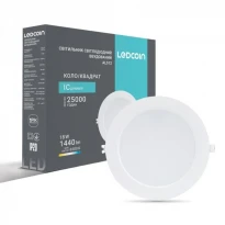 Светодиодный встроенный светильник AL512 18Вт 6500K IP20 80335 Ledcoin