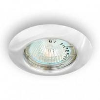 Точечный врезной светильник DL13 MR16 GU5.3 50W круг белый Feron