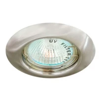 Точковий врізний світильник DL13 MR16 GU5.3 50W коло титан Feron