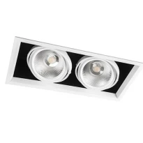 Светодиодный карданный светильник AL212 2x30W 4000K 6017 Feron