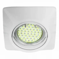 Точковий врізний світильник поворотний DL6046 MR16 GU5.3 50W квадрат хром Feron
