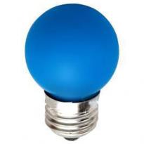 Світлодіодна лампа 4583 LB-37 G45 E27 1W синій 220V Feron