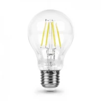 Светодиодная лампа Эдисона Filament 6485 LB-63 A60 8W E27 4000K 220V Feron