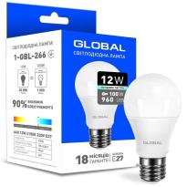 Светодиодная лампа 1-GBL-266 A60 E27 12W 4100K 220V Global