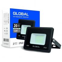 Светодиодный прожектор 1-GBL-02-LFL-2060 6000K 20W 1600Lm Global