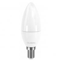 Світлодіодна лампа 1-GBL-133-02 C37 E14 5W 3000К 220V Global