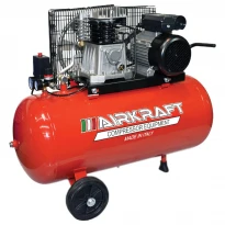 Компрессор 100л 360л/мин 220V 2.2kW 10Бар поршневой с ременным приводом AK100-360M-220-ITALY Airkraft