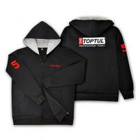 Куртка з капюшоном L колір чорний AXG00029003 TOPTUL