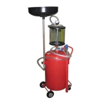 Установка для слива и вакуумной откачки мастила с мерной колбой 80л B8010KVS G.I.Kraft