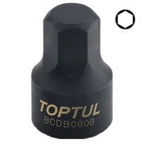 Головка HEX 6мм 1/4" (цельная) BCDB0806 TOPTUL