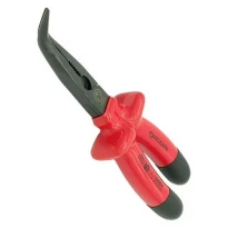 Плоскогубцы с удлиненными губками 8" 200мм загнутые, изолированные ручки 1000V IBN0108 Стандарт