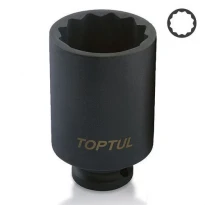 Головка торцева ударна довга 1/2" 30мм 12-гр. KABJ1630 TOPTUL