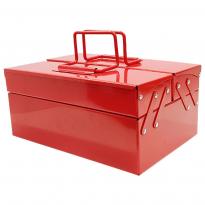 Ящик для інструменту 440x235x150мм 440мм 3 відсіки метал червоний MTB440-3 ХЗСО