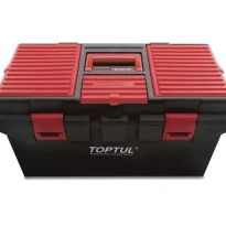 Инструментальный ящик 556x278x270мм 4 секции пластик черный TBAE0401 TOPTUL