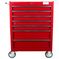 Тележка для инструмента 750x520x1040мм 7 секций металл красная TBR-L4007-X Torin