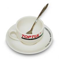 Чашка для кави біла (3 од. в комплекті) XG000101 TOPTUL
