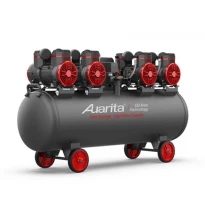 Компрессор безмасляный поршневой 120л 220В 2-1450X4F120-220 AUARITA