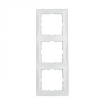 Рамка 3 поста белая S.1 10138989 Hager