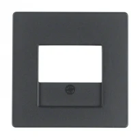 Накладка для розеток для гучномовців USB-розеток антрацит Q.x 10336086 Hager