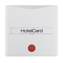 Накладка для карточного вимикача для готелів біла S.1 16401909 Hager