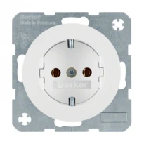 Механізм розетки з заземленням 16А/250V білий R.x 47432089 Hager